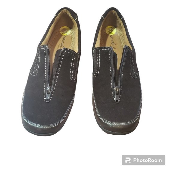 Slip-on Suede Brown NaturalSoul Naturalizer Zip-up  (9) - Picture 1 of 4